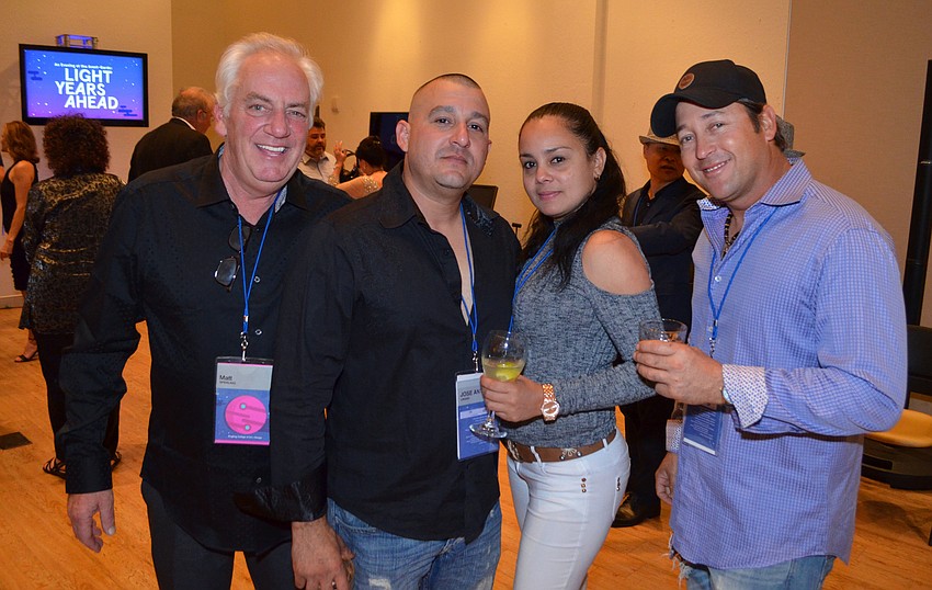 Matt Sperling, Jose Antonio Liriano, Danisel Calana Figuredo and Maiko Rafael Gisbert Laffita