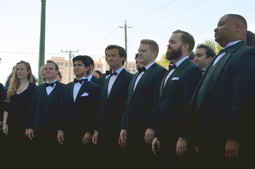 Sarasota Opera artists sang the chorus of 