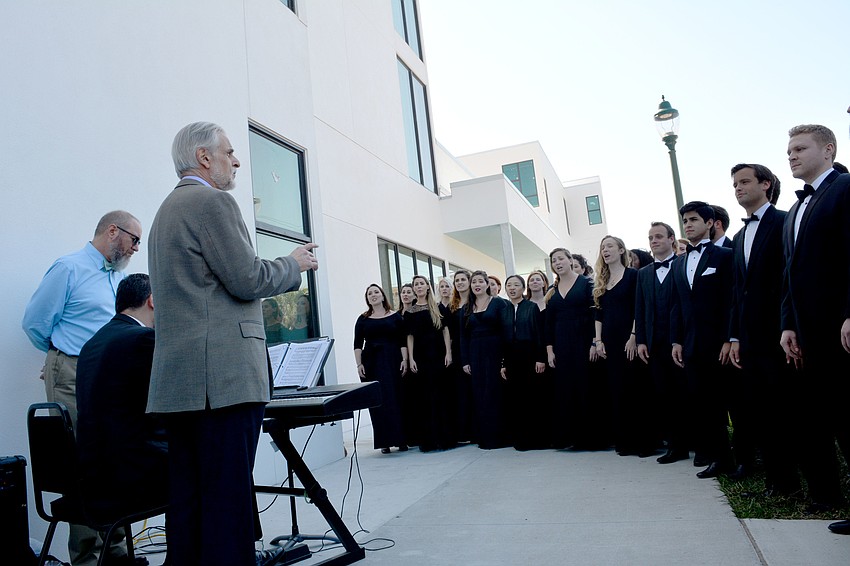 Sarasota Opera artists sang the chorus of 