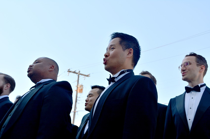 Sarasota Opera artists sang the chorus of 