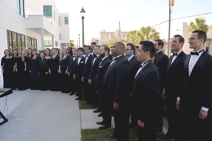 Sarasota Opera artists sang the chorus of 