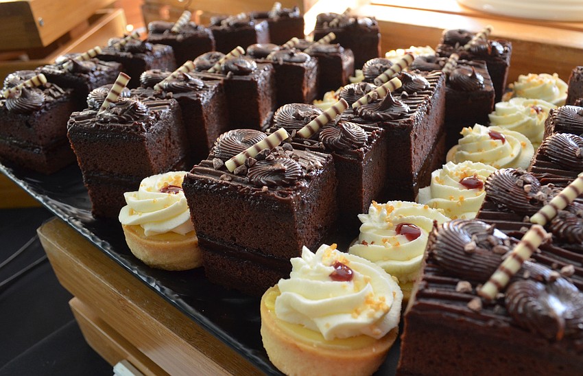 The Longboat Key Club & Resort served key lime tarts and chocolate truffle cake at the Celebrity Chefs Food & Wine Tasting on March 21 at the Resort at Longboat Key Club.