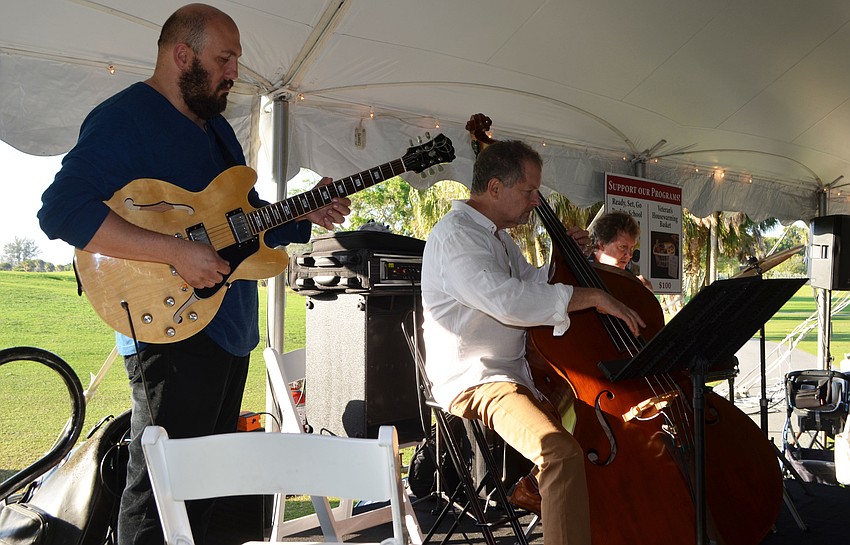 Members of the Michael Ross Band perform at the Celebrity Chefs Food & Wine Tasting on March 21 at the Resort at Longboat Key Club.