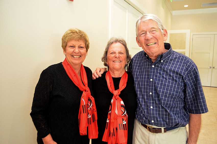 Sue Rineldo and Judie and Denny Lutsky