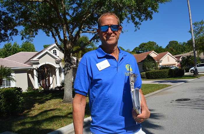 Edgewater'     s Dr. Jay Schwartz has walked through Edgewater and sections of Summerfield with a petition for improved cellular service in Lakewood Ranch. So far, he has about 300 signatures.