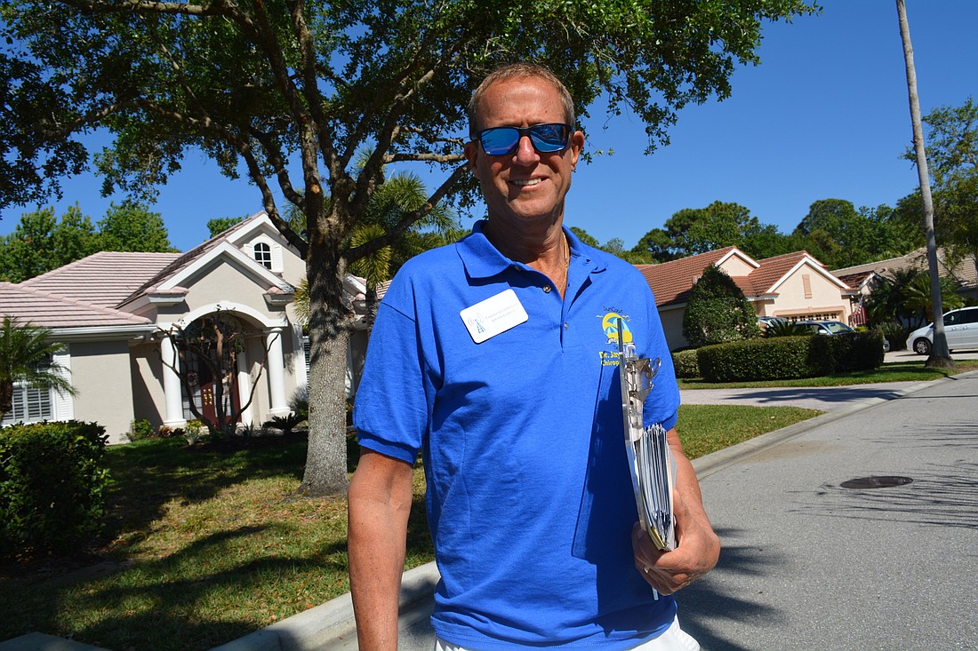 Edgewater&#39;     s Dr. Jay Schwartz has walked through Edgewater and sections of Summerfield with a petition for improved cellular service in Lakewood Ranch. So far, he has about 300 signatures.