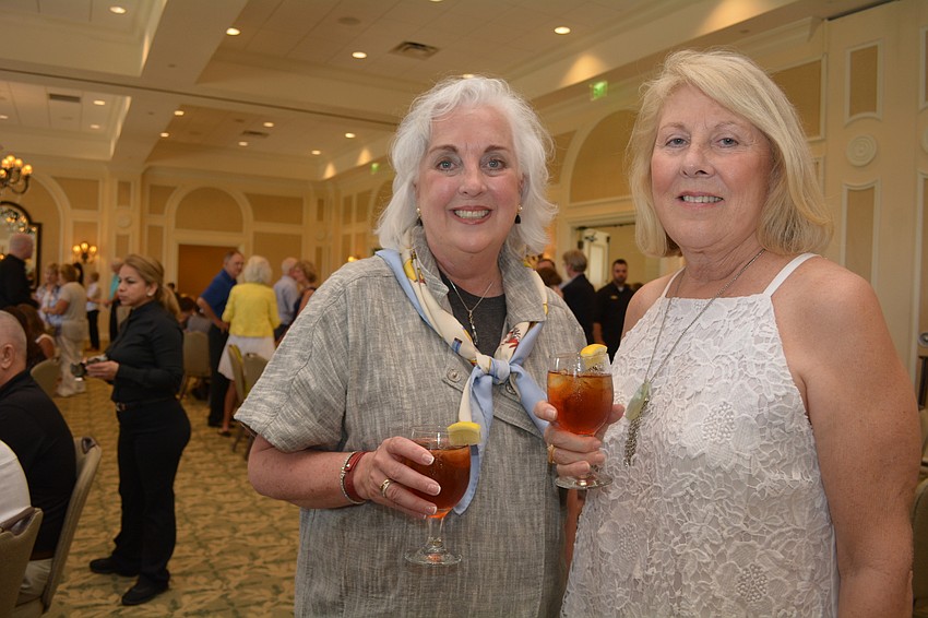 Catherine Sproule and Maryann Falcone, of Country Club East, were eager to support the cause.