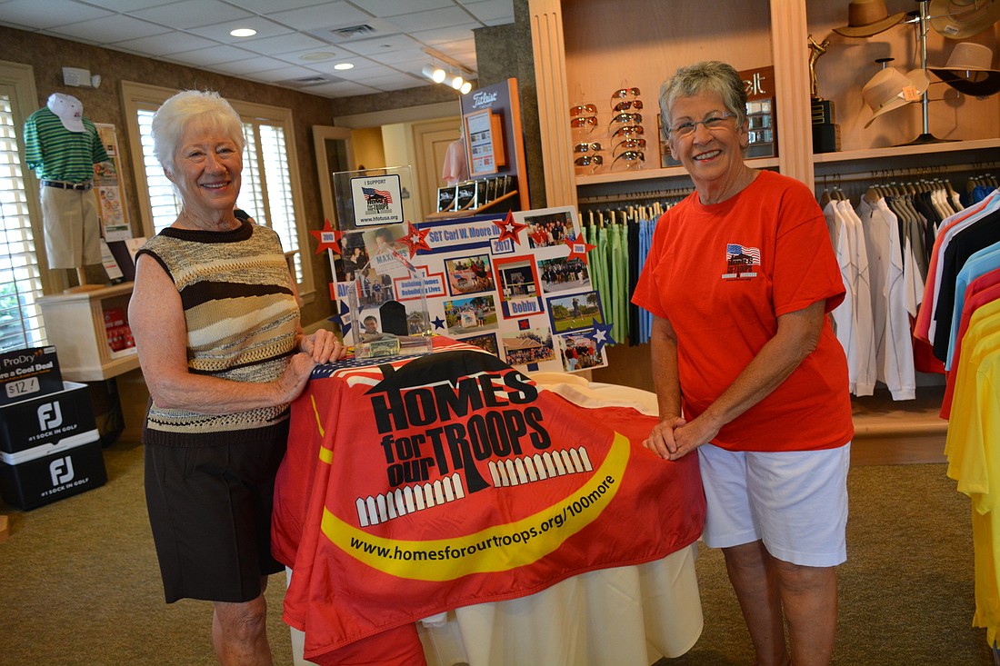 Kathi Skelton, 73, and Deb Kehoe, 69, always are looking for ways to improve their tournament and raise more funds for Homes for Our Troops.