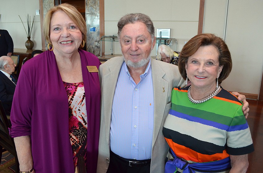 Linda and Gabe Moretti with Donna Hecker