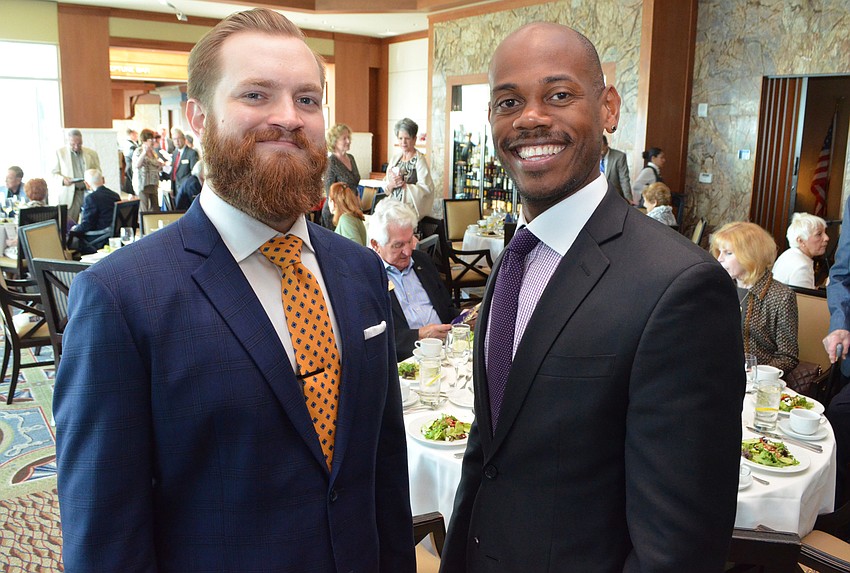 Alex Boyd and performer Kevin Miller