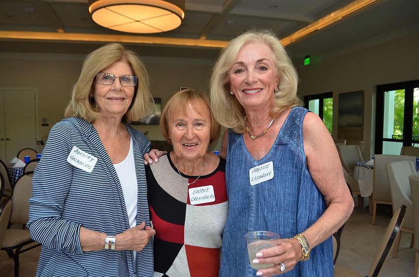 Dorothy Goldberg, Bobbie Greenberg and Phyllis Lishnoff