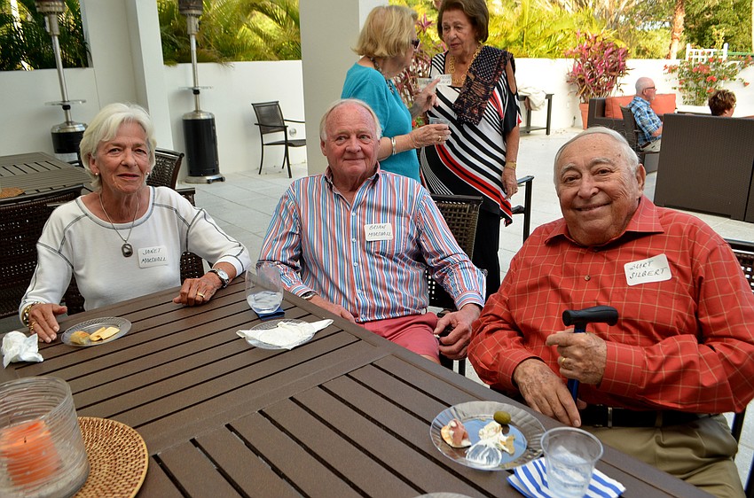 Janet and Brian Marshall and Burt Silbert