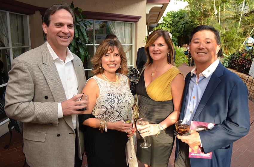 Martin and Wilhelmine Rometsch with Dr. Karen Hamad and Dr. Jon Yenari