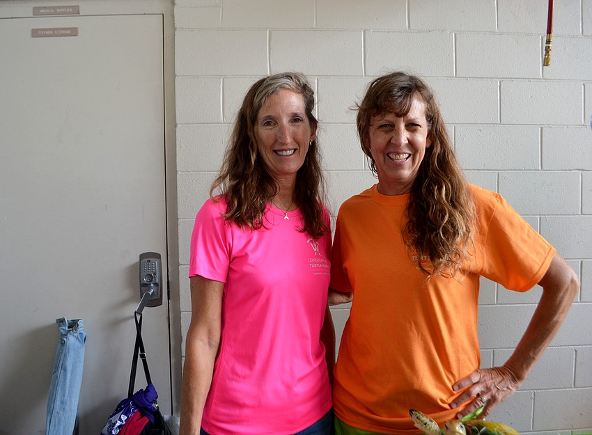 Cyndi Seamon and Charlene Donnelly of the Longboat Key Turtle Watch