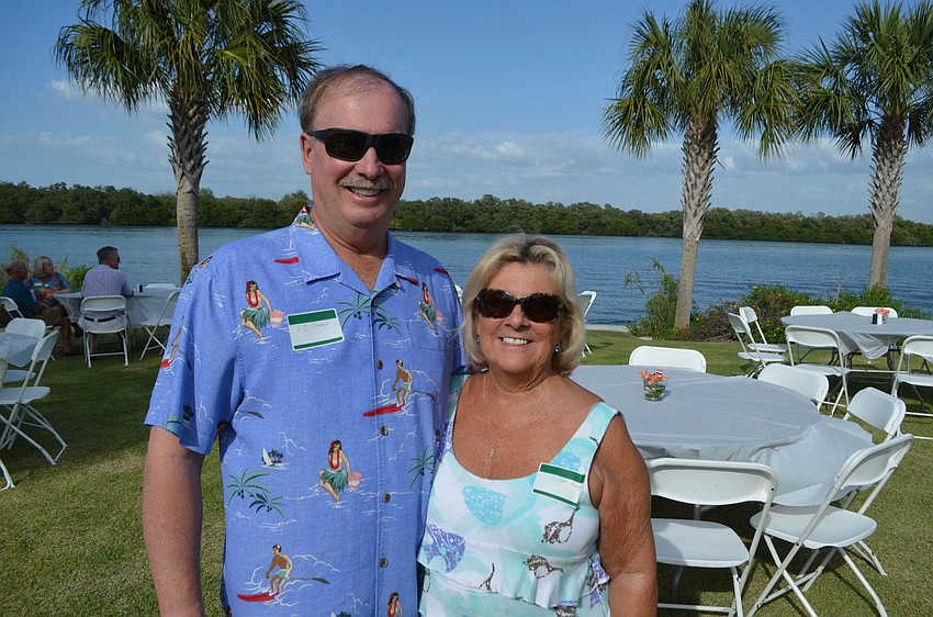 Event hosts J.J. and Susan Coneys