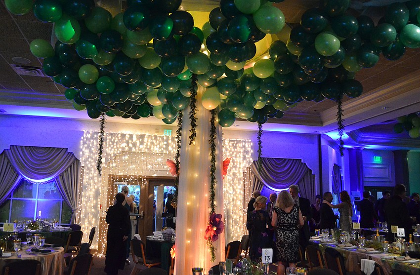 Guests at Fairytale Ball entered through a waterfall of garden lights at Fairytale Ball on March 25 at Michael’s On East.