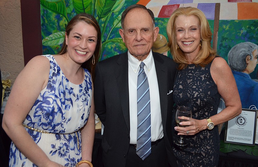 Amy Nightingale with Richard and Carol Kalikow