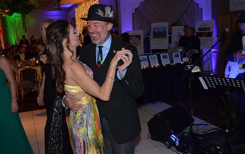 Donna Koffman dances with Brent Greeno at Children First's Fairytale Ball on March 25 at Michael’s On East.