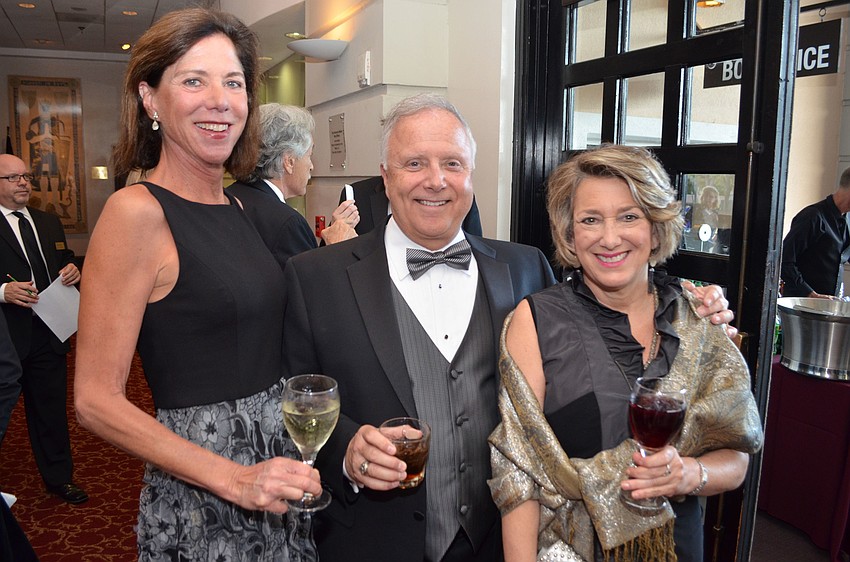 Claudia McCorkle with Bud and Shari Harris