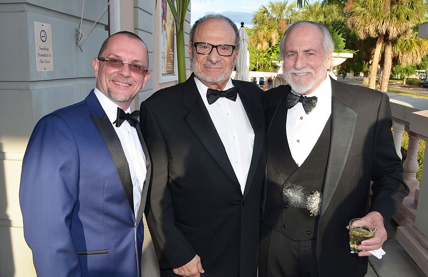 Sarasota Ballet Director Iain Webb, Sarasota Ballet Executive Director Joe Volpe and Dick Johnson