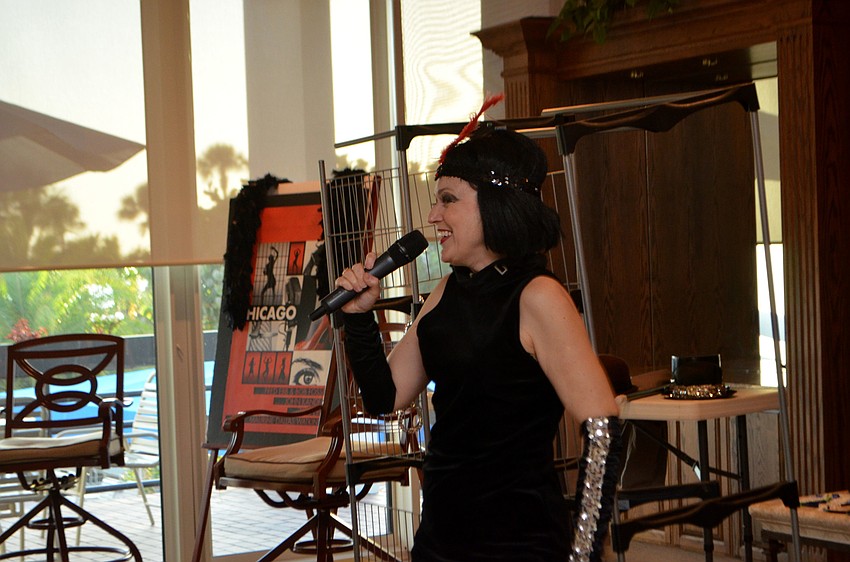 Connie Scardelli opened her performance with “All That Jazz.”