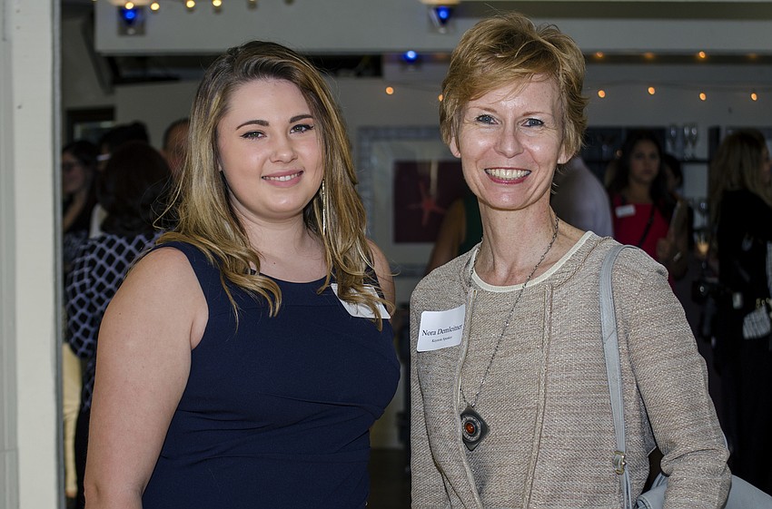 Teen Court Volunteer of the Year Megan Clouden and keynote speaker Nora Demleitner