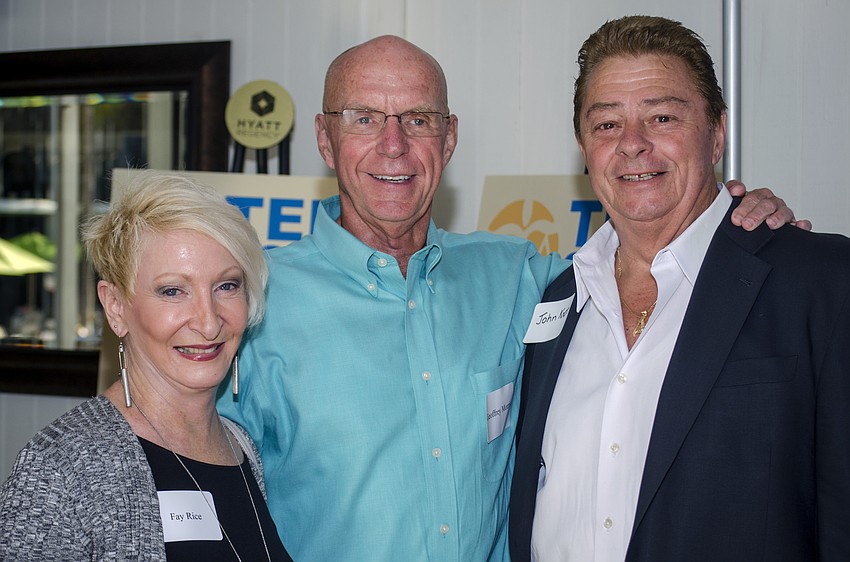 Fay Rice, Geoffrey Morris and John Knot