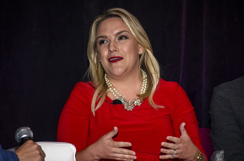 Erin Christy participates in the inaugural Herstory panel.