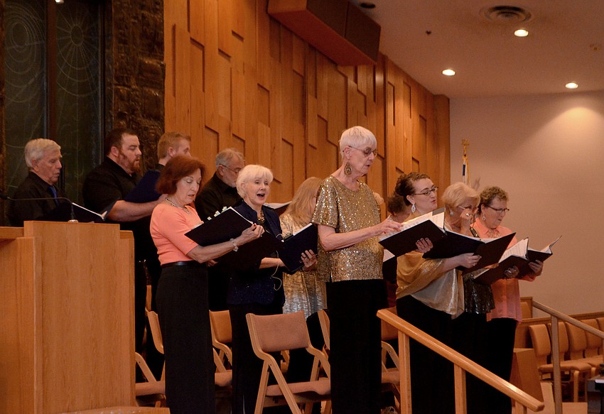 The choir sang songs that were favorites of Florence, or sang ones that reminded them of her.