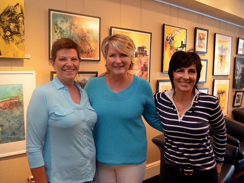 Melanie Dale, Candace Ordonez and Holly Bova of J. McLaughlin