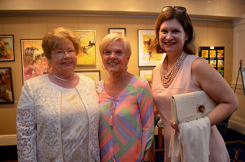 Floyd Edmier and  Marilyn and Lauren Huseby