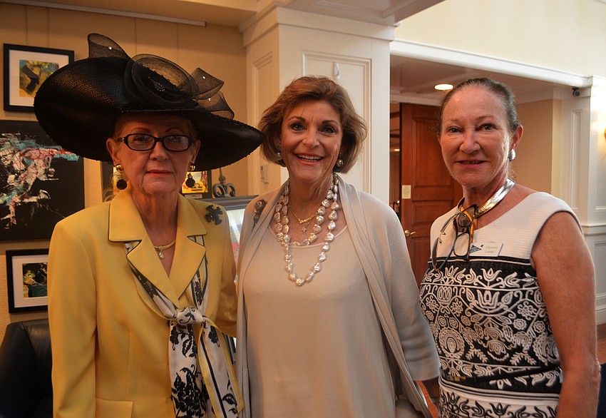 Sally Jaret,  Bev Vernon and Christina Landry