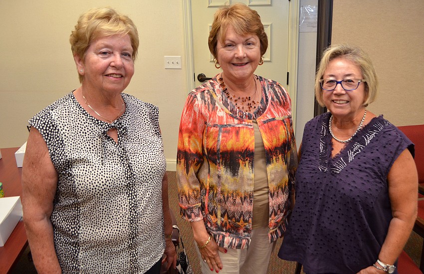 Jean Simes, Carol McManus and Pat Jakle
