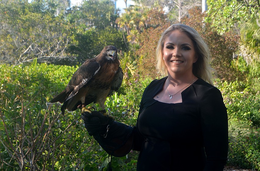 Dana Leworthy, avian hospital administrator and Buck