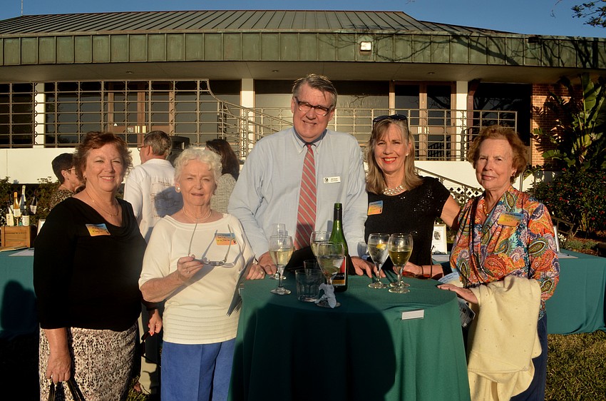 Molly Maginn, Bernie MacPherson, board member Jim Roque, Susan Fairbank and Dorothy Pratt