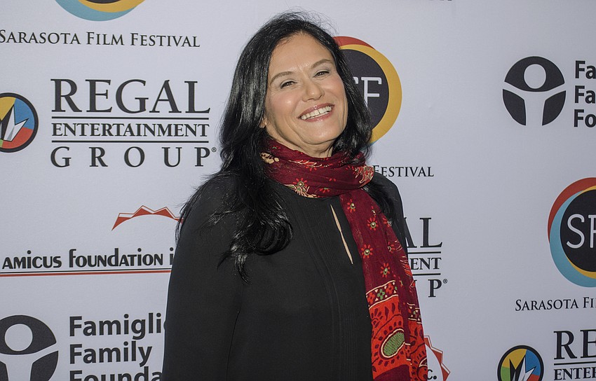 Two time Oscar-winner Barbara Kopple is welcomed to the At Lunch with Rory Kennedy event.