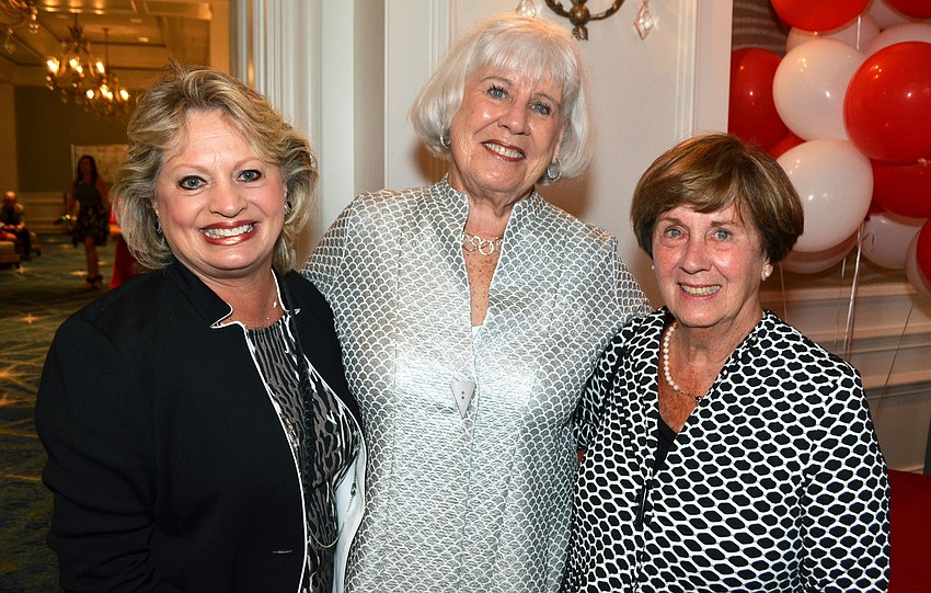 Kathy Johnson, Wildred John and Carol Williams