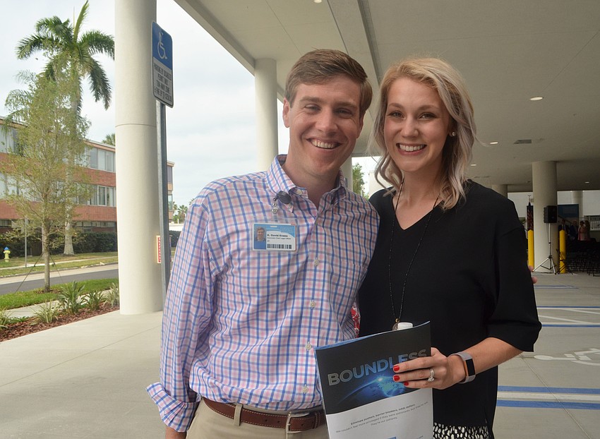 Associate Chief of Legal Officer R. David Evans and Jordan Evans