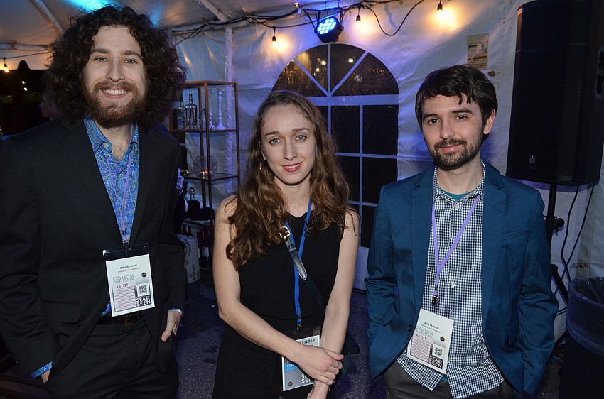 Mitchell Zemil, Juna Skenderi and Derek Murphy