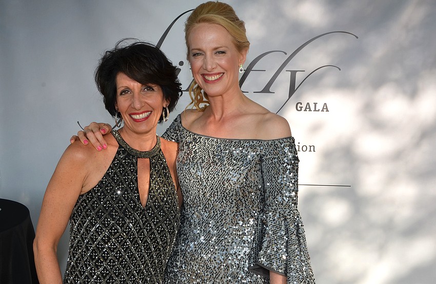 Forty Carrots Family Center Executive Director Michelle Kapreilian and Chairwoman Ariane Dart