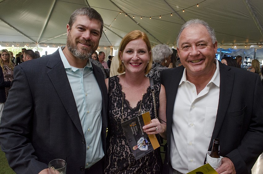 Chris and Erika Valcarcel with Dai Morgan