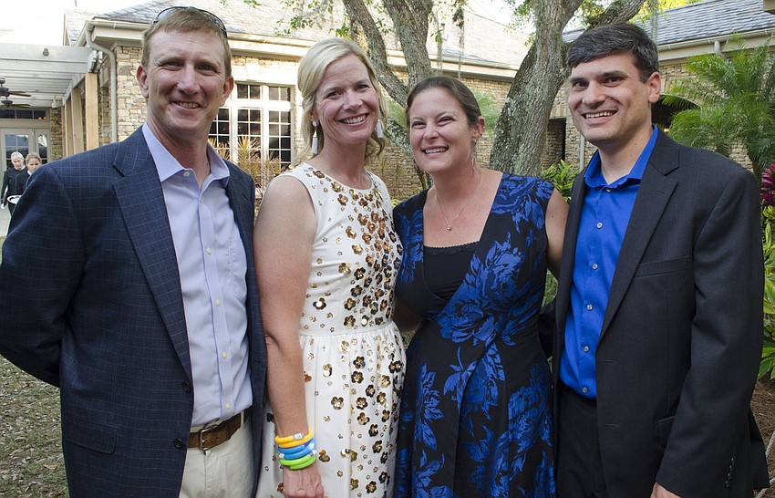 Jeff and Ellen Steinwachs with Evan and Ben Morgan