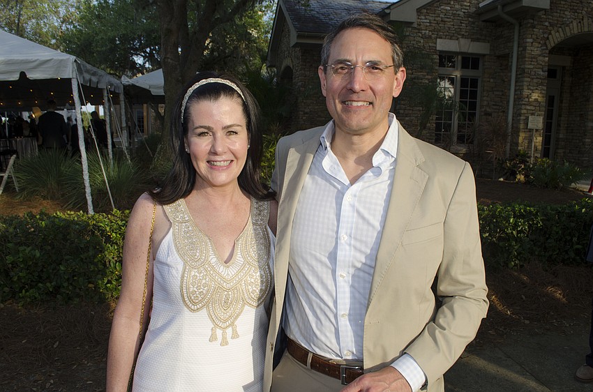 Melanie Jeffrey and James Strong