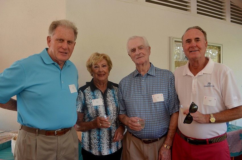 John Brown, Mary and Ian Smith and Peter Viner