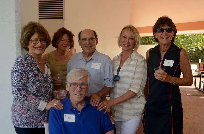 Cheryl Friedlander, Karen Gary, Stanley Friedlander[sitting], Joe Meth, Jeanne Brown and Kathie Viner