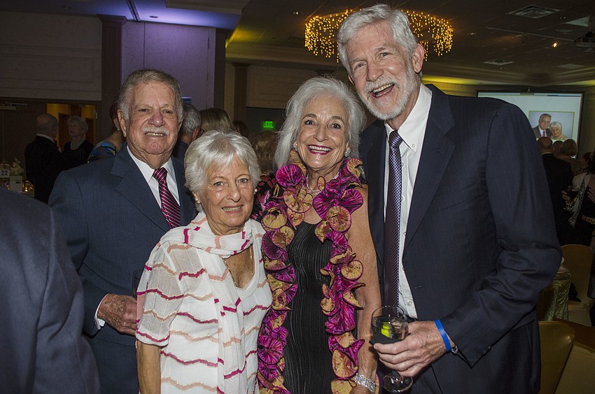 Honorees Irv and Marilyn Naiditch with Graci and Dennis McGillicuddy