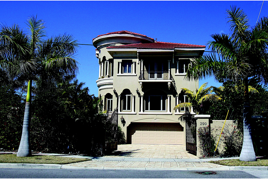 The John Ringling Estates Home sold for $3.5 million. It previously sold for $7,494,500 in 2011.