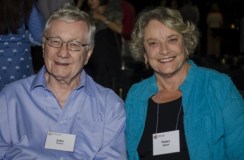 John Welch and Sarasota County Commissioner Nancy Detert