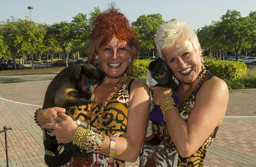 Yvonne Hicks with Kruze and Yvette Hicks with Roxy