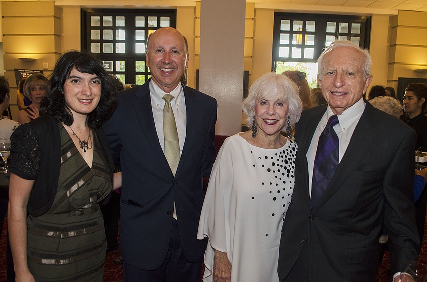 Hermione Gilpin, Mark Pritchett and Margie and Chuck Barancik